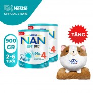 [Tặng 1 Bộ Gối Mền Corgi] Combo 2 Lon Sữa Bột Nestle NAN Optipro 4 (900g/hộp)